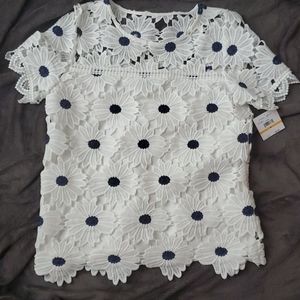 💜 Lace floral flower summer lightweight NWT BNWT